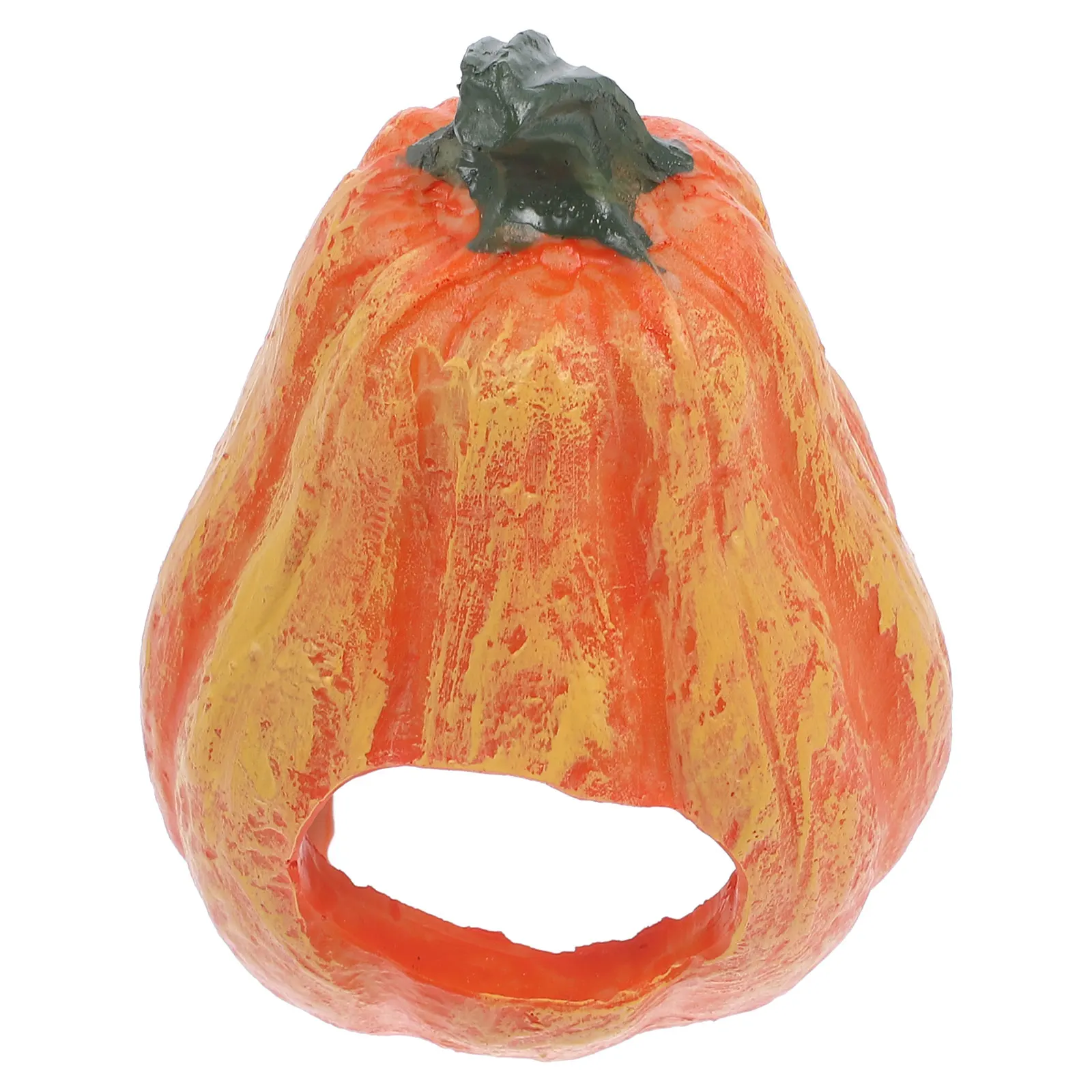 

Pumpkin Decorations Fish Tank Resin Pumpkin Shaped Cave Halloween Ornament Small Aquarium Landscape Lovely Fish Cave Household