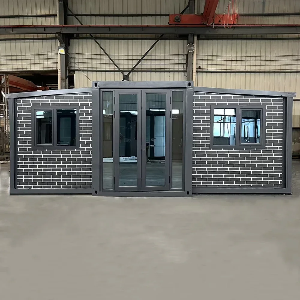 Luxury Light Steel Luxury Foldable Expansion Flat Packaging Expandable 20ft/30ft/40ft Prefab Container Home for Remote Living