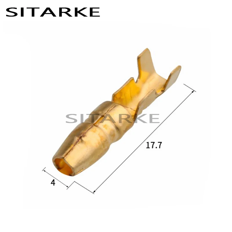 4 MM Bullet Crimp Terminal Wire Connectors Pins Male Female Socket With Sheath DJ211-4A DJ221-4A