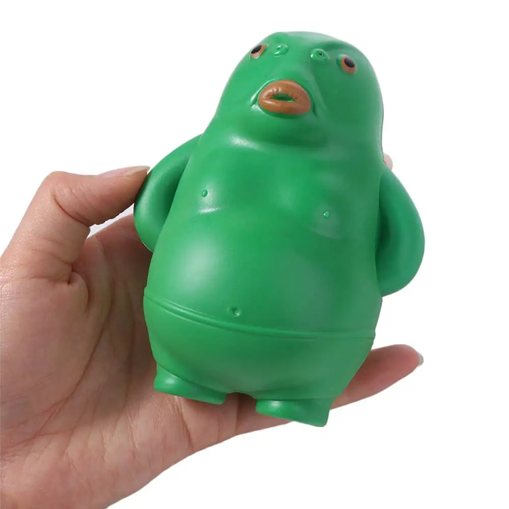 Spray Water Green Head Fish Bath Toys Long Range Press Type Press Water Spray Toy Small Cartoon Swimming Water Toys Bathtub