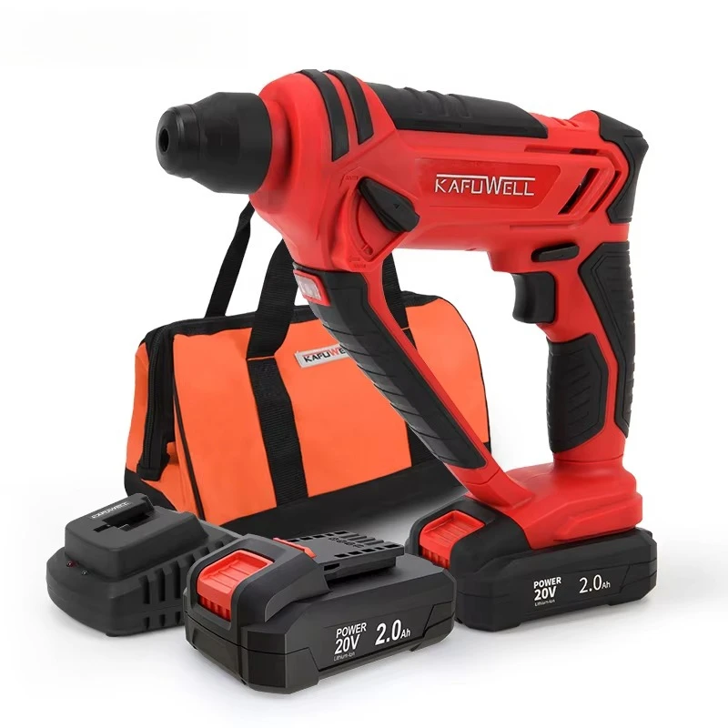 

PA4224B-Y-2D-1 20v Electric Rotary Hammer Sds Cordless Drill 5000bpm Rechargeable Wireless Impact Drill Power Tool