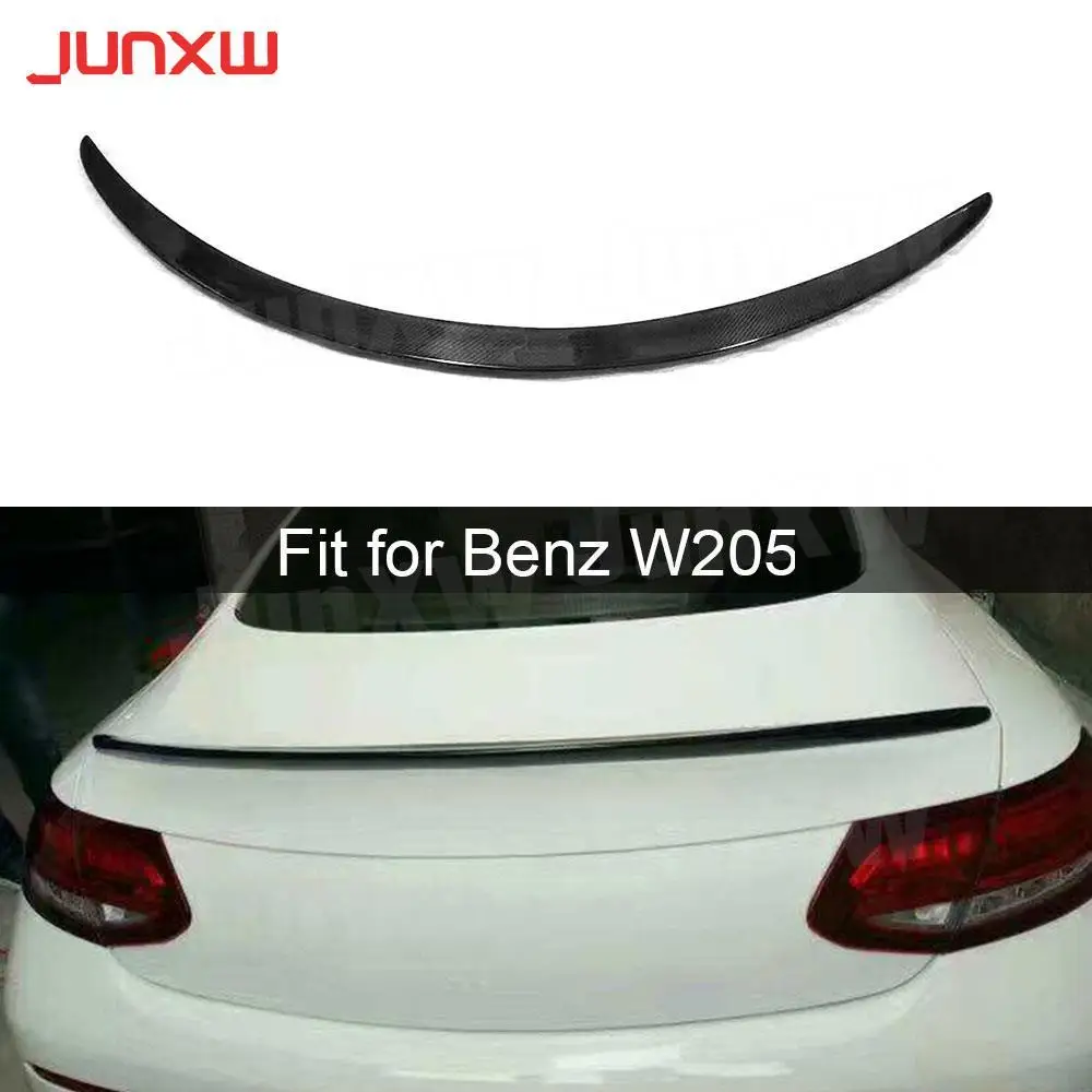 

Carbon Fiber Rear Wing Spoiler for Mecerdes Benz W205 C205 C180 C200 C250 C300 C350 C63 AMG Coupe 2 Door 2015-2017