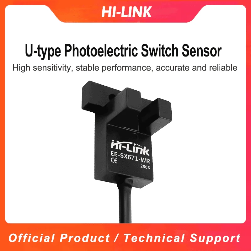 Фотоэлектрический переключатель HLK U-образной канавкой L-типа SX670 SX671 SX672-WR Инфракрасный фотоэлектрический концевой выключатель Датчик