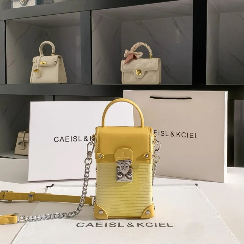 

MISS GAIL brand fashionable women's bag 2025 summer fresh chain crossbody phone bag fashionable and versatile mini bag for girls