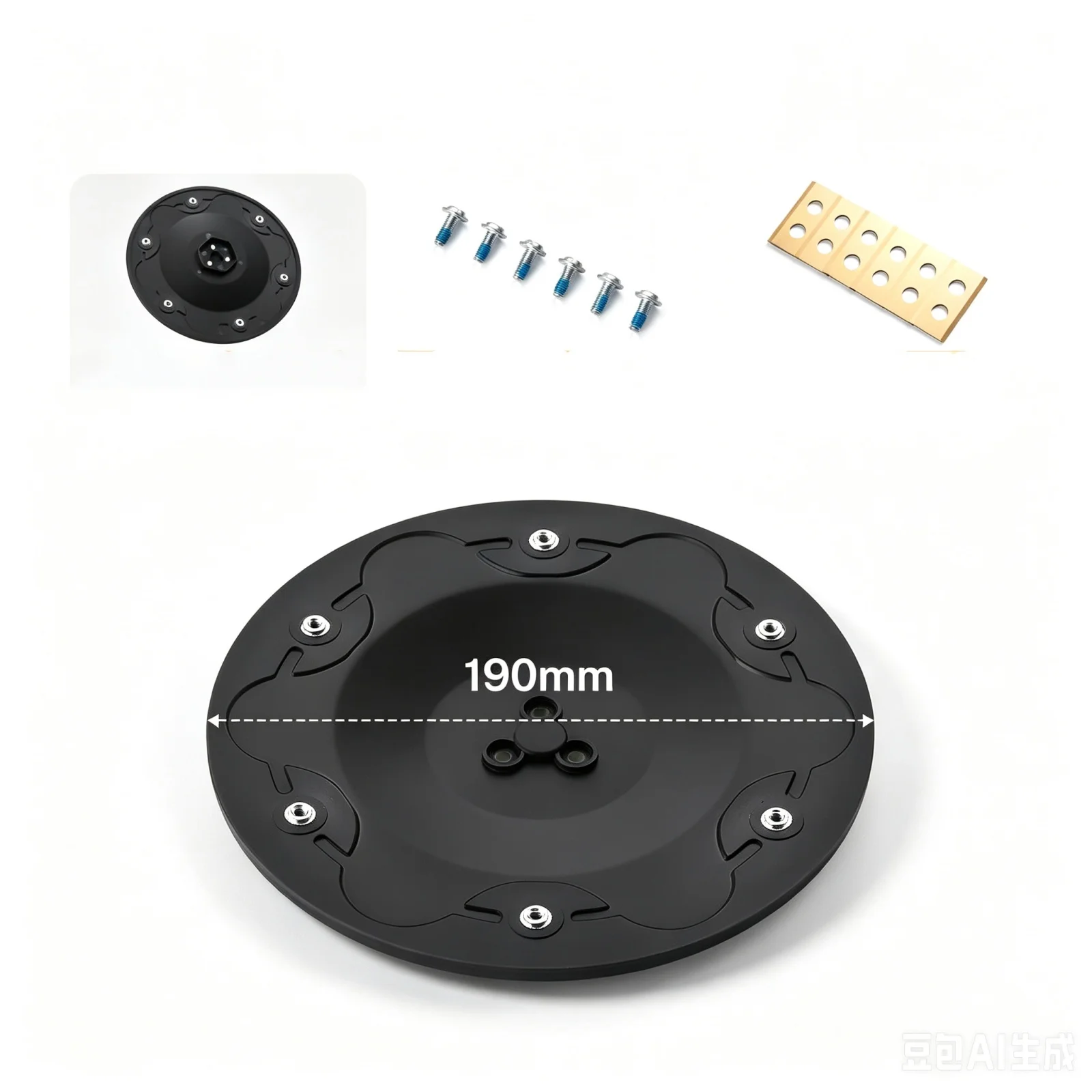 Premium Plate With 6pcs Replacement Blade For EUFY E15 E18 And TerraMow Models V600, V1000, S800, And S1200 Robotic Lawnmowers