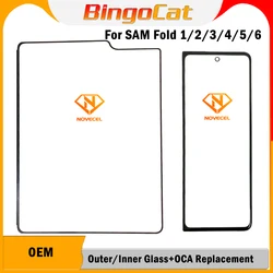 Novecel 2pc OEM CPI Flexible Fold Screen Glass+OCA Glue for Samsung Galaxy Z Fold / Flip 1 2 3 4 5 LCD Touch Panel Soft Film