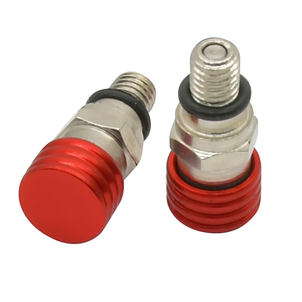 Dirt Riding Motorcycle Maintenance Fork Air Bleeder Valves Air Pressure Relief For Motorcycles Fork Relief Valves