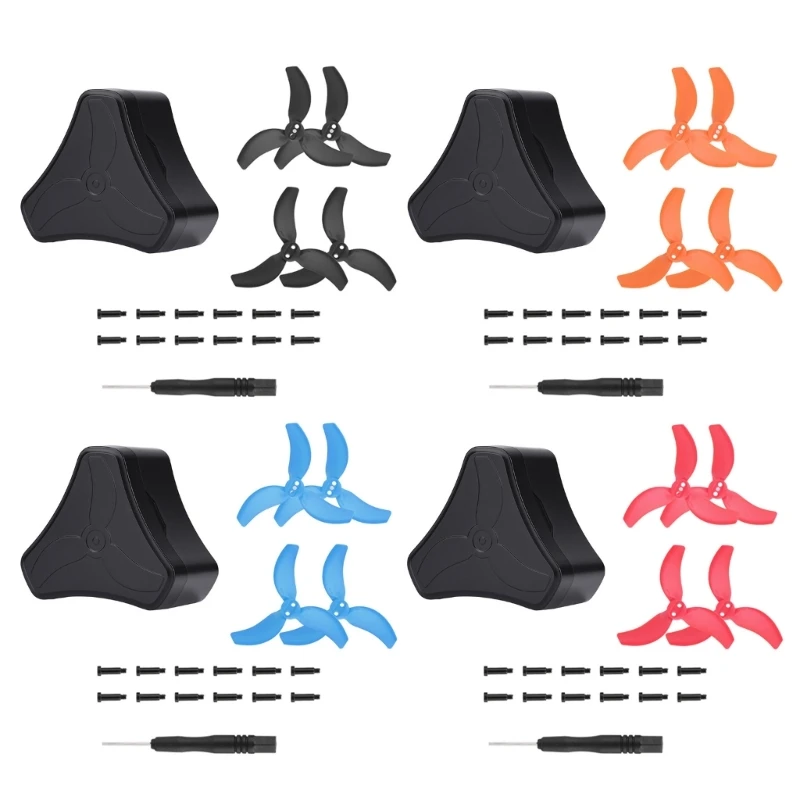 Colorful Drones Propellers Paddle Holder for Avata 2, ABS Smooth and Quiet Flight Replacement Paddle Drop Shipping