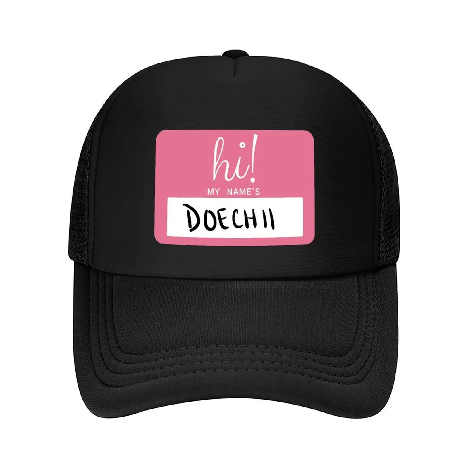 

hi my name's doechii with two i's nametag Baseball Cap Streetwear Beach hats for men fishing caps man Elegant Women's Hats Men's