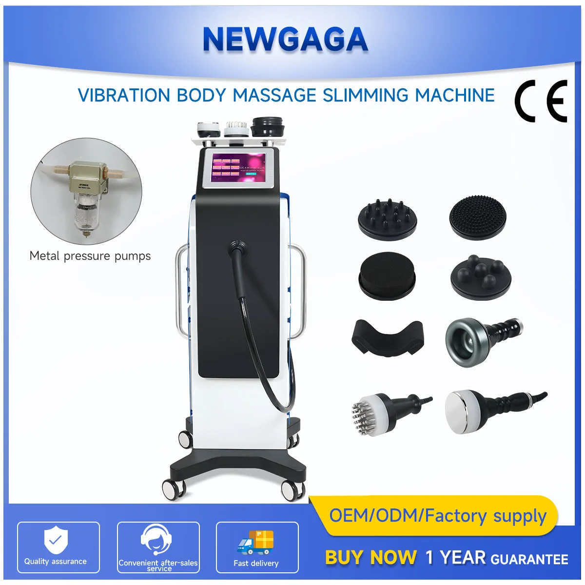 

NEWGAGA 4 IN 1 G8 Anti Cellulite Massager Vacuum Heating Bio Brush 40k Cavitation Slimming Machine Fat Removal Vibration Massage