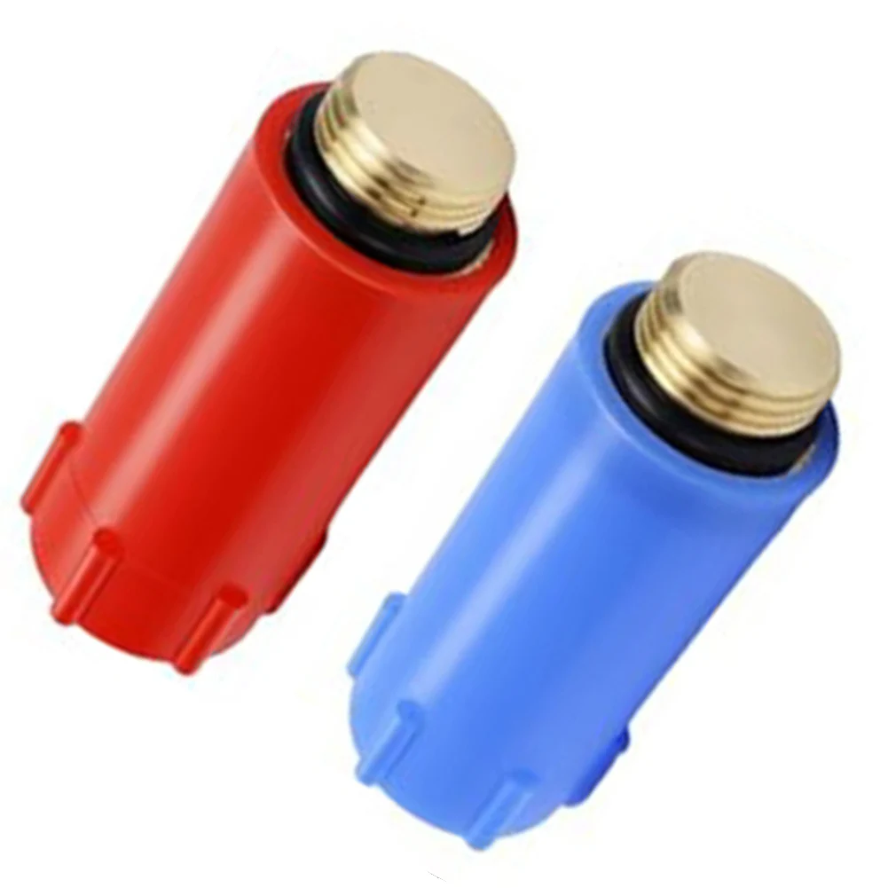 10PCS 1/2" Construction Adapter Brass Insert Water Pipe Leakage Test Fitting Sealing Plug- For Hot Cold Lines Plumbing Tool