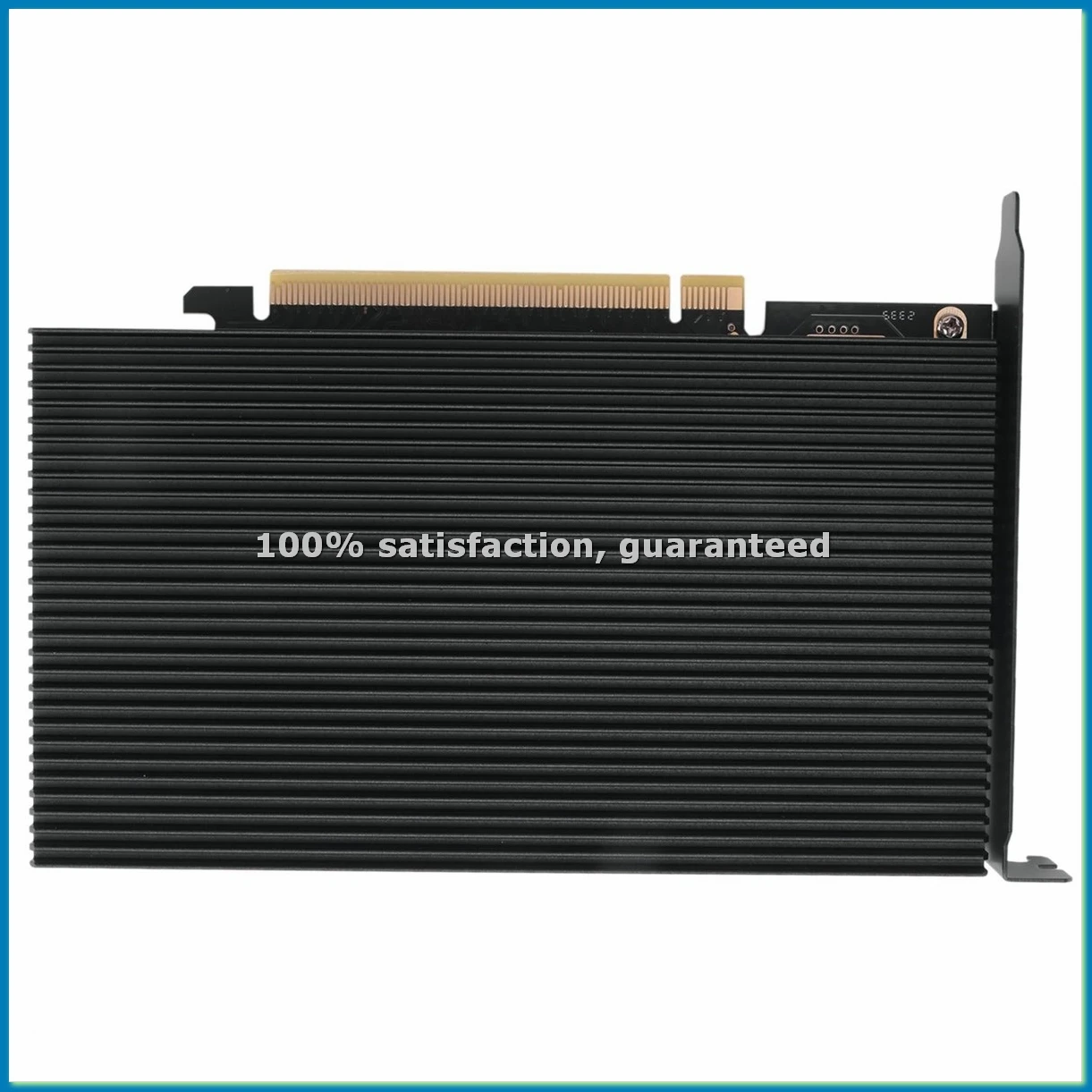 M.2 NVME to PCIe 4.0 X16 Adapter Card, Supports 4 NVMe M.2 2280, Supports Bifurcation-VVNB