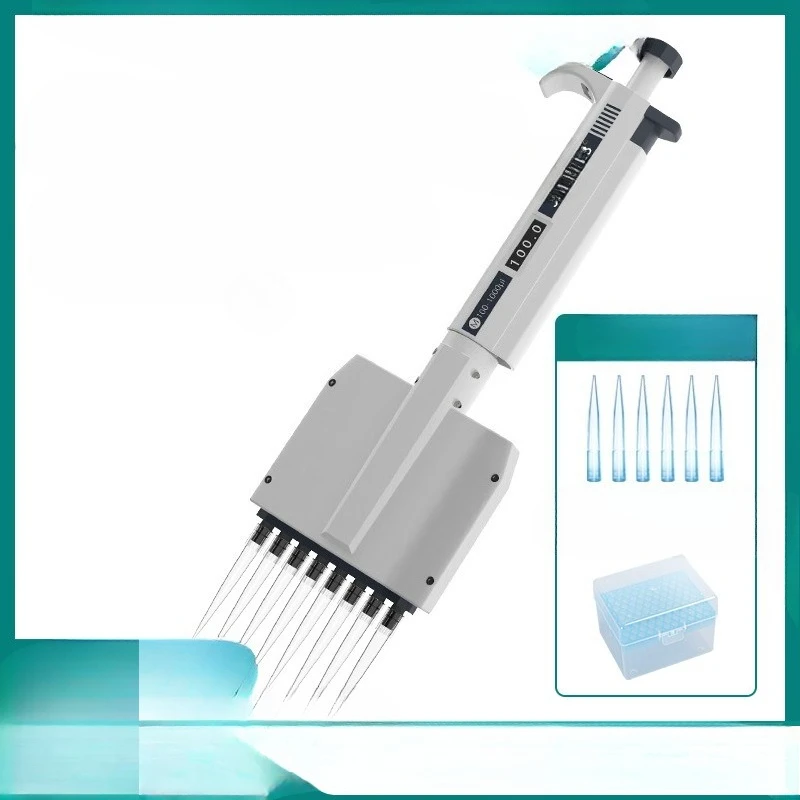 

Multi-channel manual adjustable micropipette, multi-channel adjustable pipette gun 12 loading gun