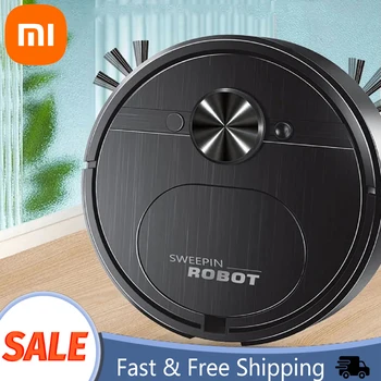 Image Xiaomi Automatic Smart Sweeping Robot Vacuum Cleaner Home 3 in 1 Cleaner Robot 4000Pa Suction Power For Pet Hair Carpets Floors