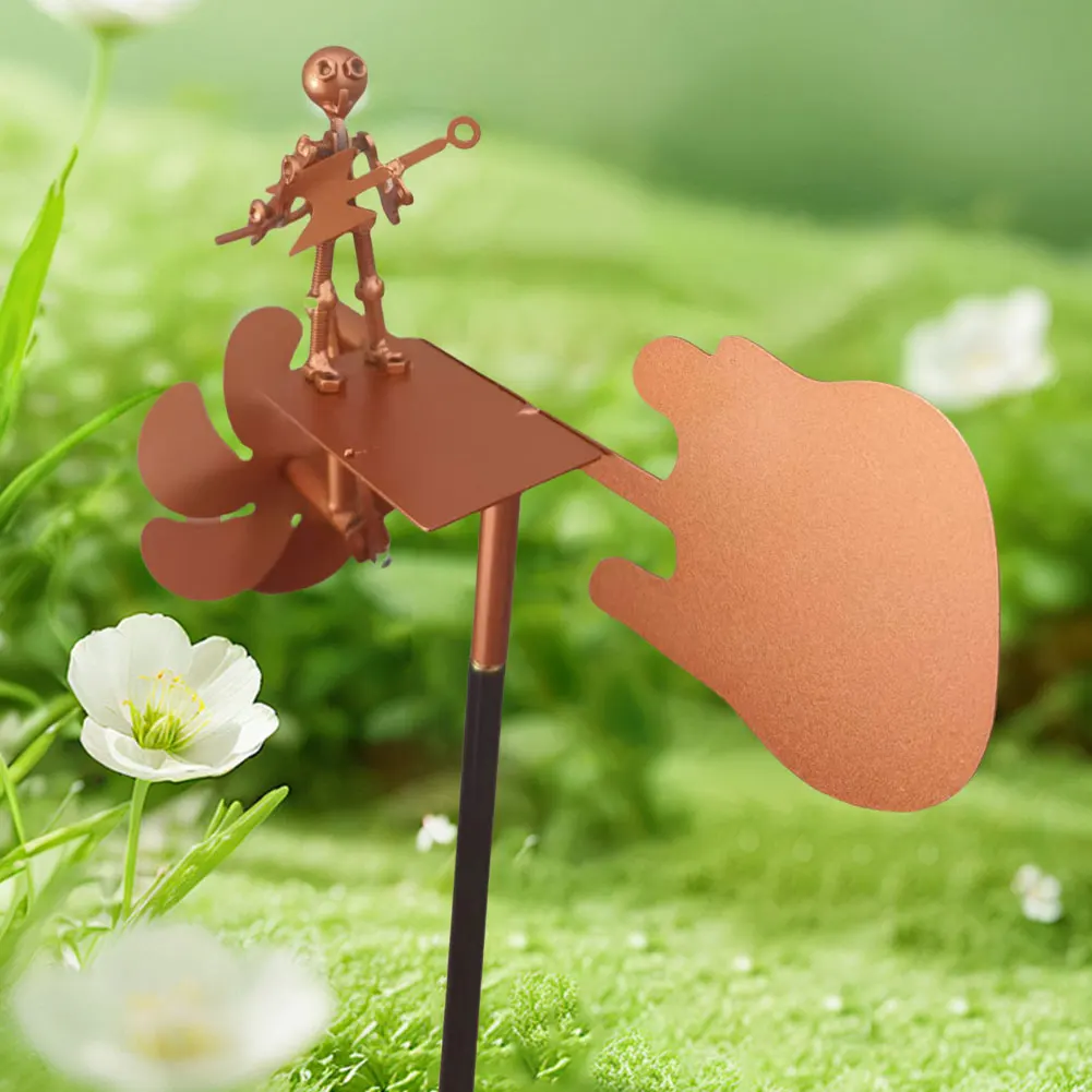 

Металлические фигурки, ветряная гитарная скульптура, металлическая гитара, статуя ветряной мельницы для сада, двора, патио, лужайки, крыльца, заднего двора