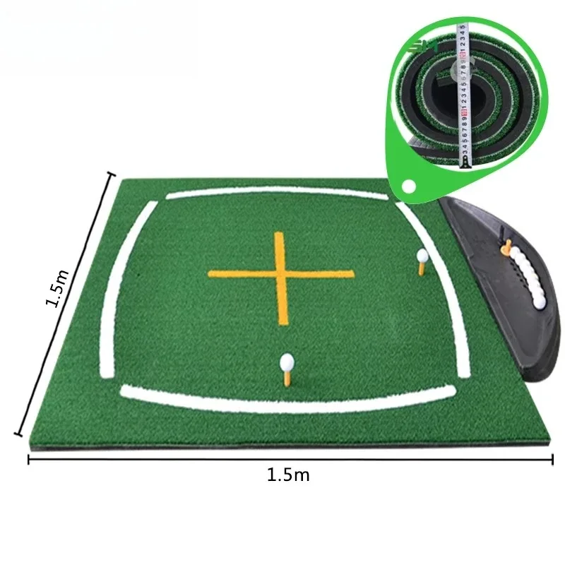 Teaching Golf Driving Range Golf Club Teaching Mat 5x5 Indoor Outdoor Golf Practice Rang Mats for Driving Range