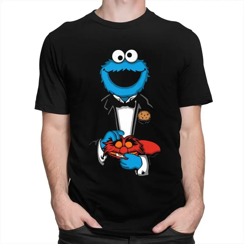 Custom The Cookiefather T Shirt for Men Pure Cotton Tshirt Fashion Tee Short Sleeves Anime Cartoon T-shirt Clothing