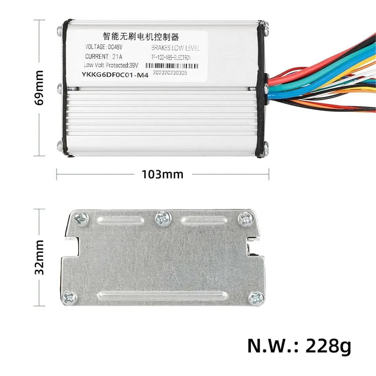 

(ABHW) Кабель для дисплея и контроллера электросамоката 48V21A для Kukirin M4/M4 Pro, приборная панель управления