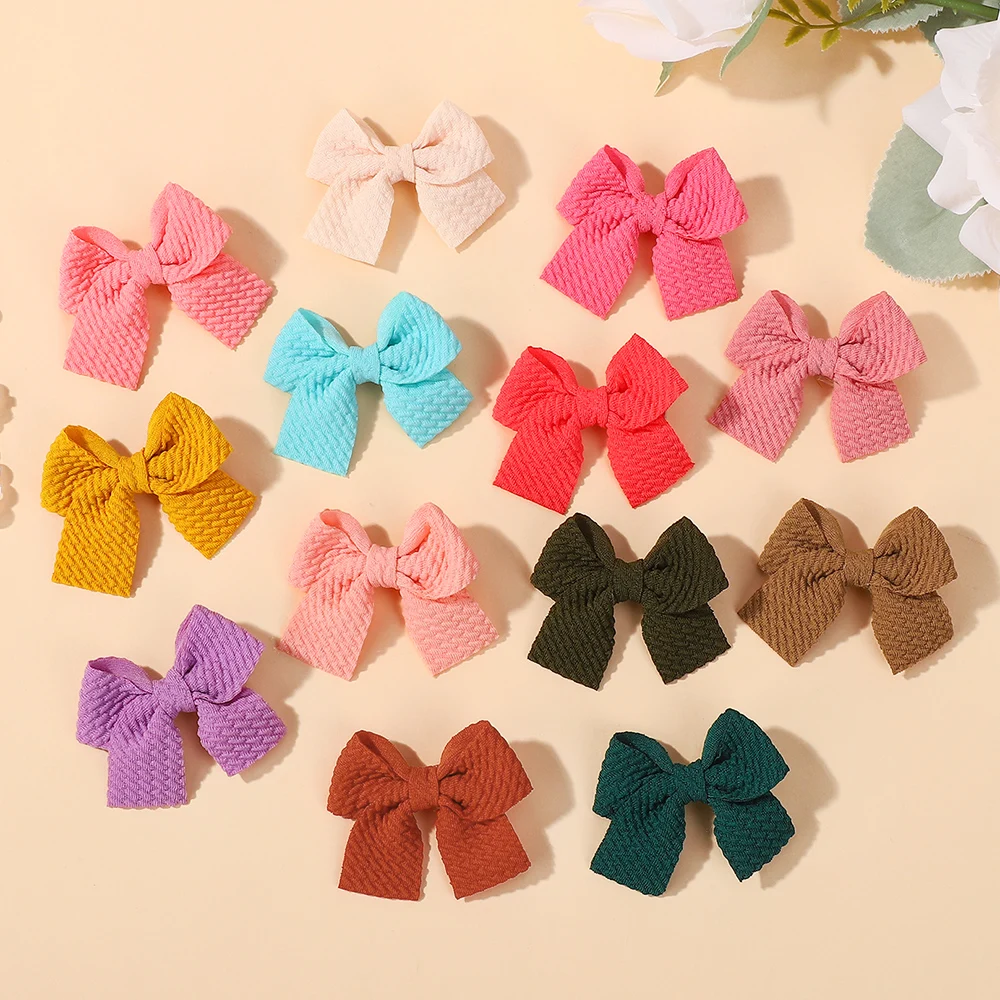 50 قطعة لون عشوائي جميل الشريط Bowknot مقاطع الشعر للأطفال اليدوية طفل الفتيات إكسسوارات الشعر بالجملة #3