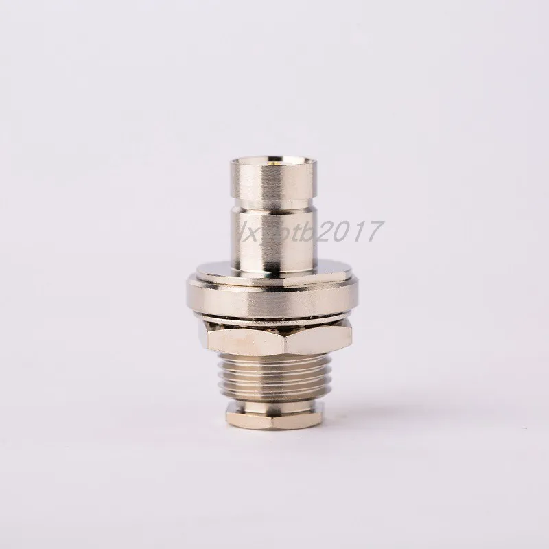 

RF coaxial connector C9-KY3 straight female head with SYV-50-2-1 wire wall nut fixed RG174
