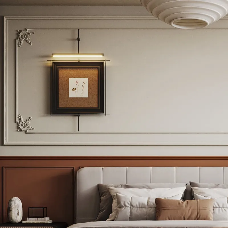 

Bedroom decoration bedside decorative painting light luxury light painting hotel room bedside decorative painting advance