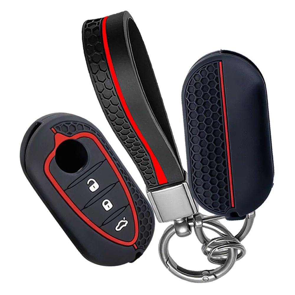 Smart Key Shell Keychain For Alfa Romeo Giulietta MiTo 159 Brera Spider Giulia Stelvio GT 147 156 166 4C Tonale Reliable Premium