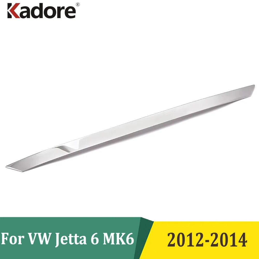 

For VW Jetta 6 MK6 2012 2013 2014 Sedan Tail Rear Trunk Lid Adornment Mouldings Car Styling Accessories Stainless Steel