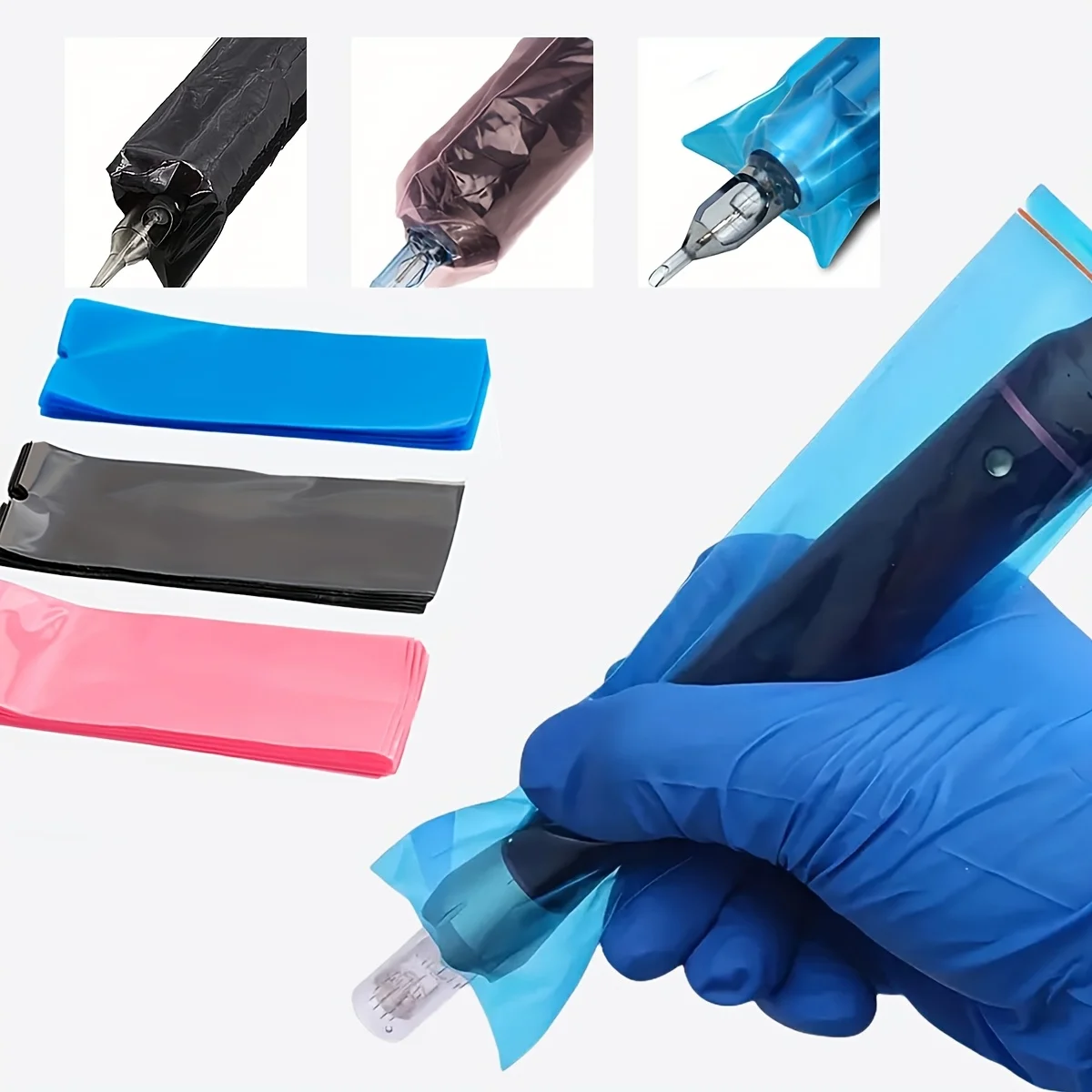 

50 Pieces Disposable Tattoo Pen Sets, Tattoo Pens, Dustproof and Waterproof Tattoo Machines