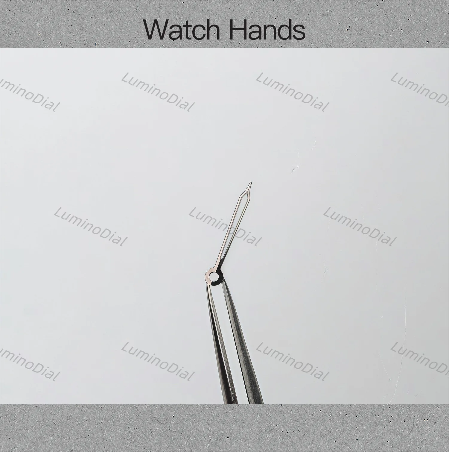 مضيئة حافة سوداء ساعة يد بيضاء الأيدي 7*10*10 مللي متر اكسسوارات الساعات لعيار NH35/NH36 #4