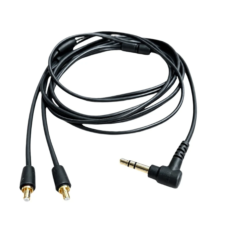 96BA Flexibles Kopfhörer-Ersatzkabel mit 3,5 mm rechtwinkligem Stecker, für LS40 LS50 LS60 LS70, 47,24-Zoll-Kabel für Zuhause – Detail 1