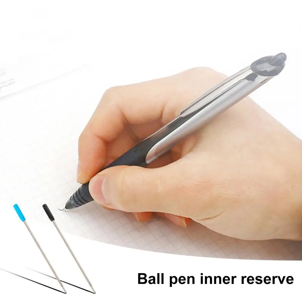 11.6cm Ballpoint Pen Refills Blue Ink Medium Point Pen Refills Quick-Drying Durable Tip Design Versatile Refills Gel Pen Supply