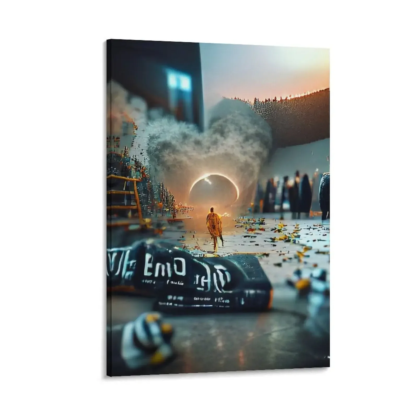

The End Canvas Painting large paintings modern living room decoration aesthetic room Paintings bedrooms decor