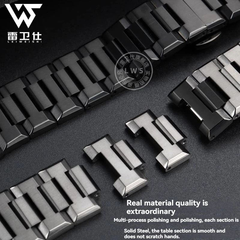 لرينو الجوزاء الشق حزام الساعة 8840129 / 8840119 / 8840139   سوار من الفولاذ المقاوم للصدأ سوار معدني إكسسوارات معصمه