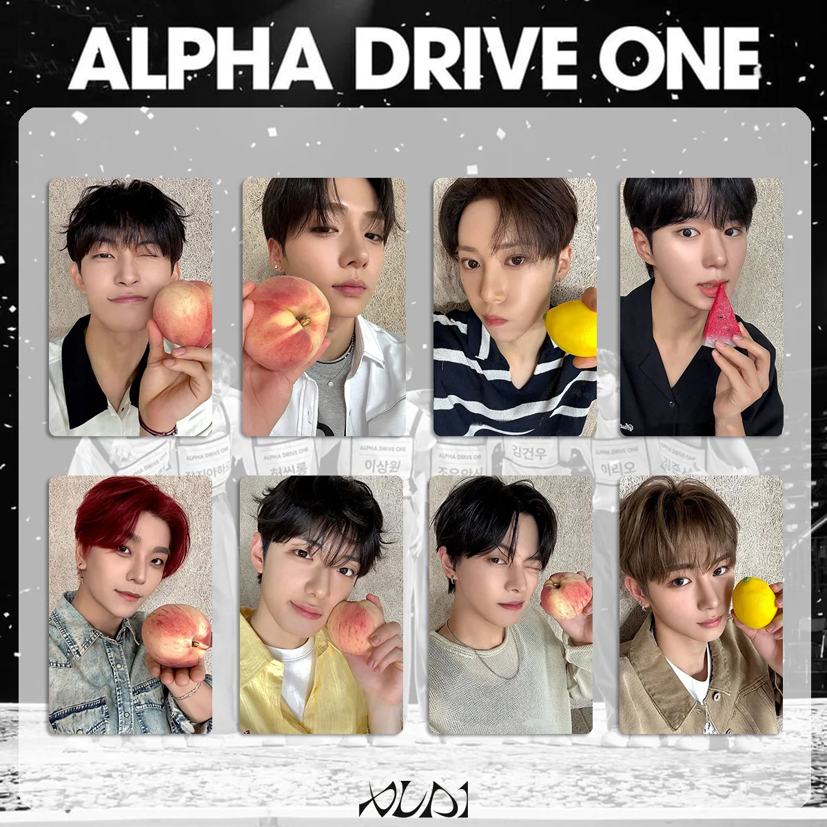 Kpop ALPHA DRIVE ONE carte garçons planète carte spéciale Double face impression Film lumineux LOMO carte JUNSEO ARNO Fans Collection cadeau
