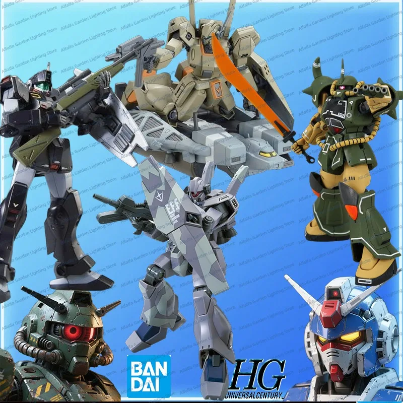 

Bandai HGUC Web Excl. - Pale Rider RX-80PR Lnd Hv, RX-78-2 21C R, GM Ⅱ Half St, Jegan A F91 V, Jegan De ECOAS C - Gundam Model
