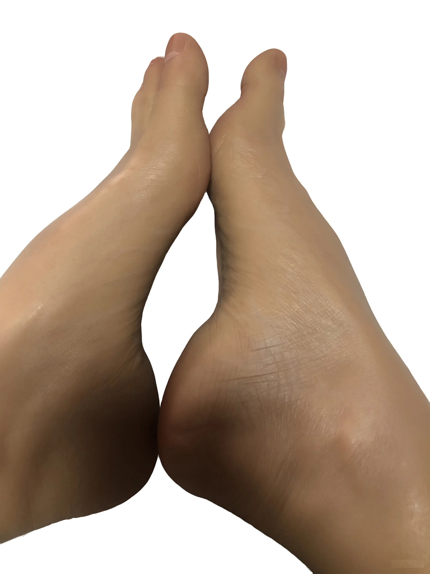 Feminino líquido silicone pé modelo falso pé de plástico para pintura foto unhas arte sapatos meia exibição adereços j36c tan cor da pele