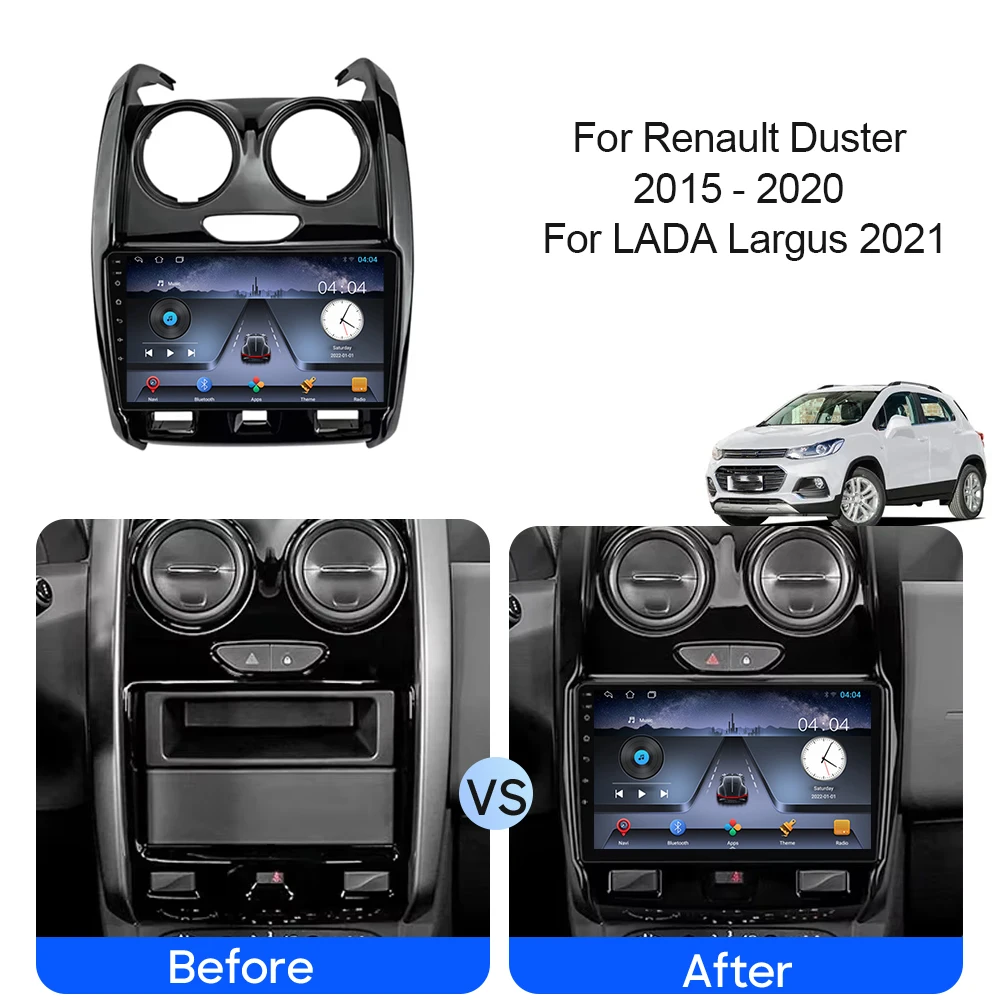 Android Car Radio Unit For Renault Duster 2015 - 2020 For LADA Largus 2021 Multimedia Player GPS Navigation Carplay Android Auto