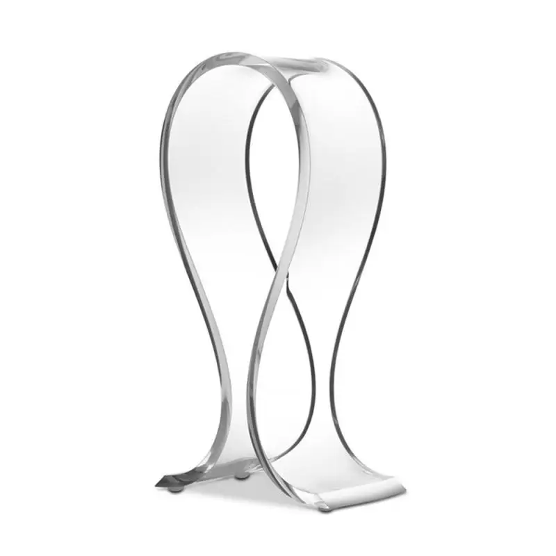 Headphone Stand Transparent Save Space Easy To Use Durable Fashionable Transparent Headphone Hanger Desk Headphone Stand Smooth
