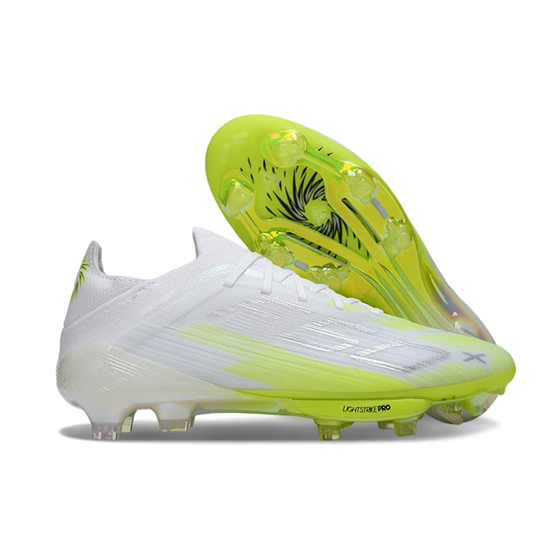 

Youth Lace-up Chuteira Campo FG Training Football Boots Mens Soccer Shoes F50+ Non-Slip Turf Soccer Cleats for Man Sneakers