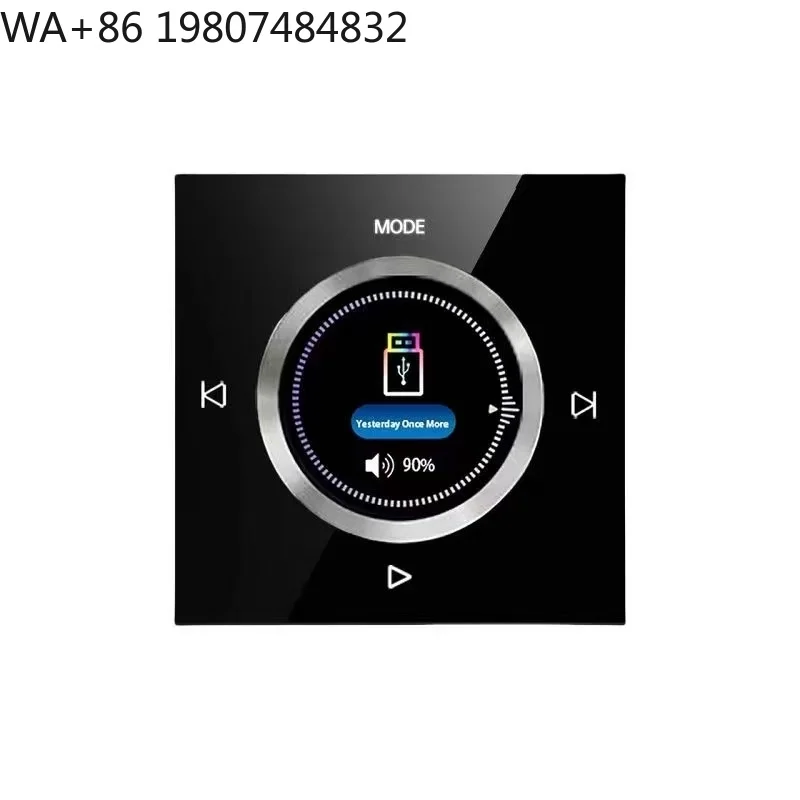 86 Type Wall Mount Hifi Knob Controller Bluetooth Mini Stereo Background Music Smart Home Amplifier Panel