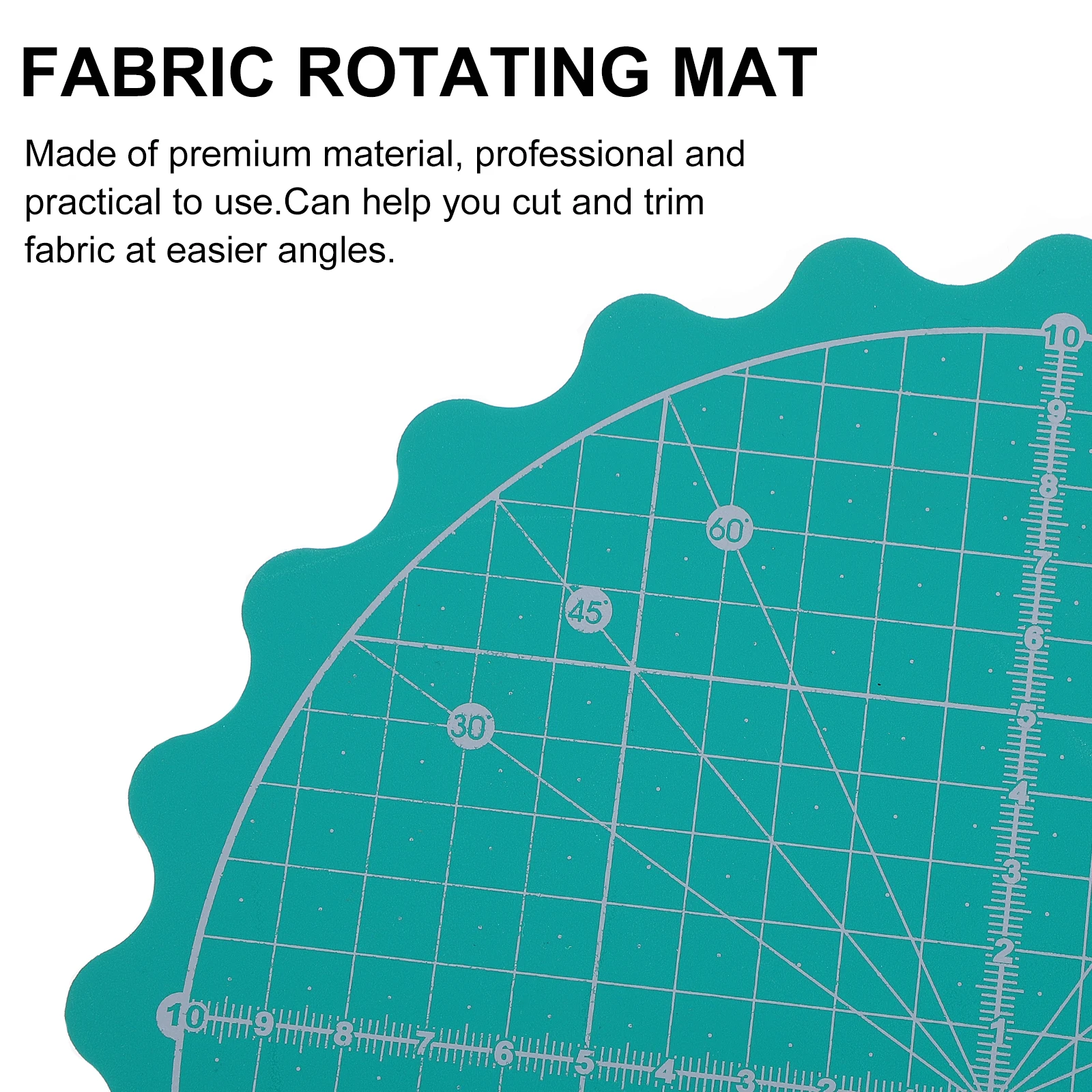 

Oversized Rotary Cutting Pad Rotating Mat for Quilting Smooth Spinning Surface Self-Healing Design Fabric Cutting Tool for Craft