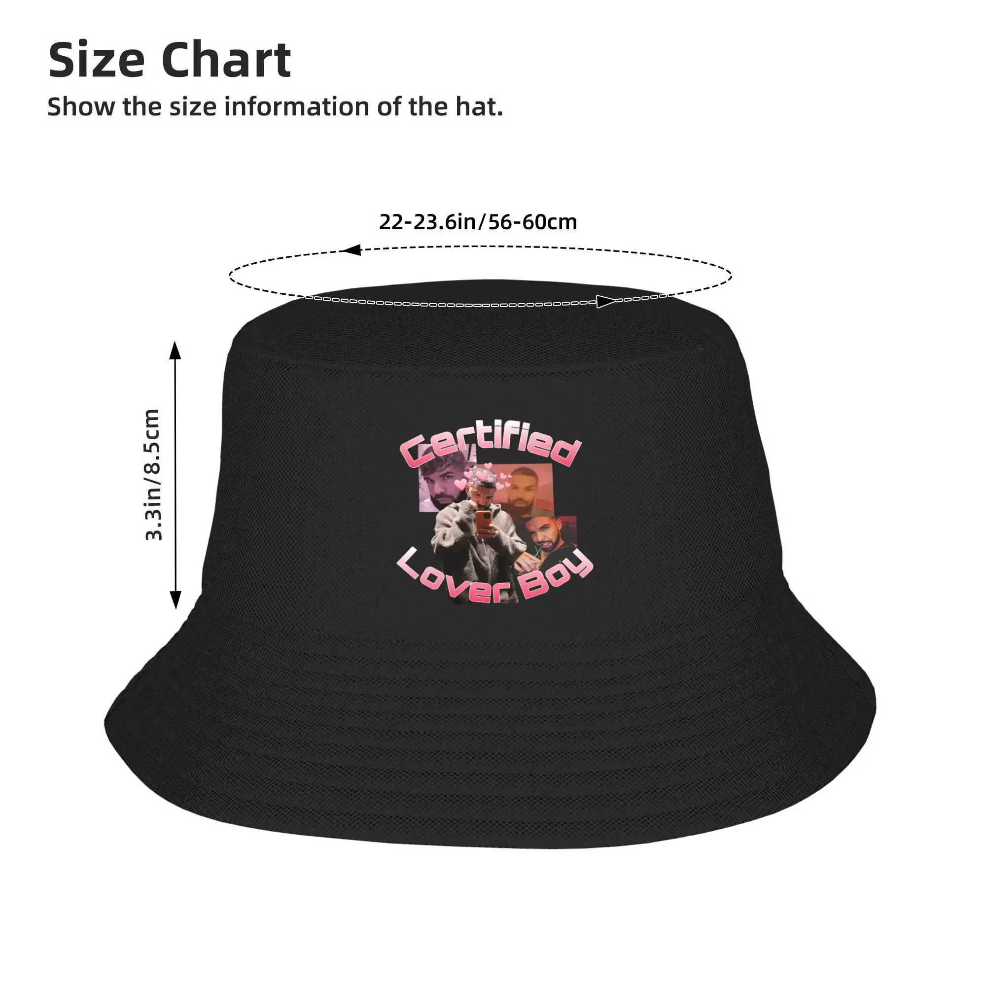 Certified Lover Boy BBL Drake Bucket Hat Panama Hat Children Bob Hats Outdoor Cool Autumn For Summer Beach Fishing Unisex Caps