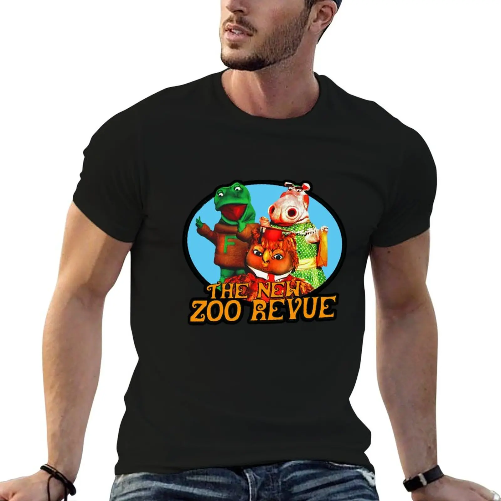 Retro The New Zoo Revue T-Shirt quick drying anime figures t shirts men