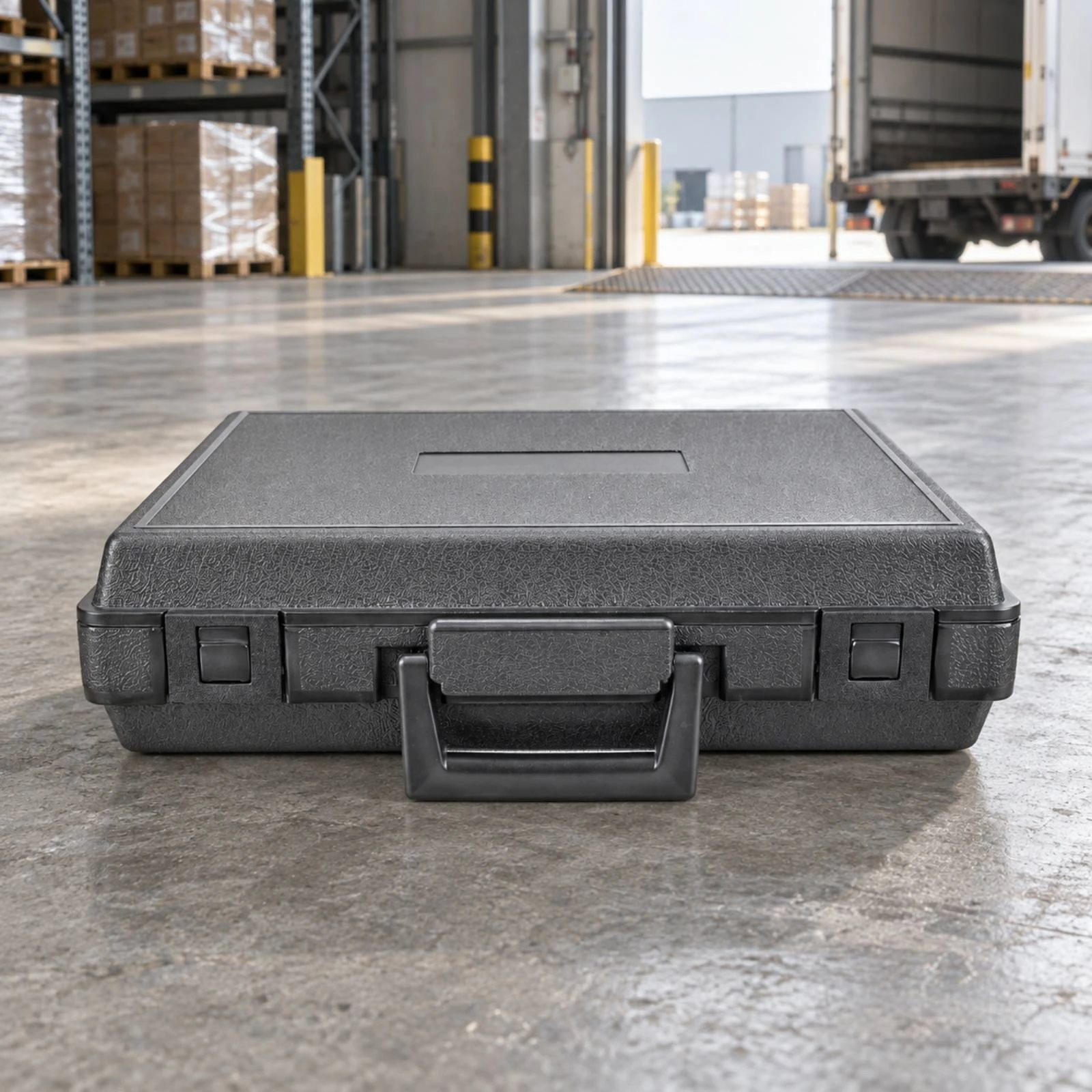 Handheld Hard-Shell Equipment Case Rugged Hard-Shell Tool Case Compact Shockproof for on the Move Storage, Workshop