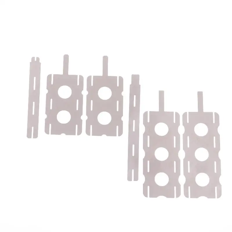 30 Count 18650 Lithium Battery Nickel Sheets, 5Set Polygonal Battery Connection Sheets for Spot Welding Machines