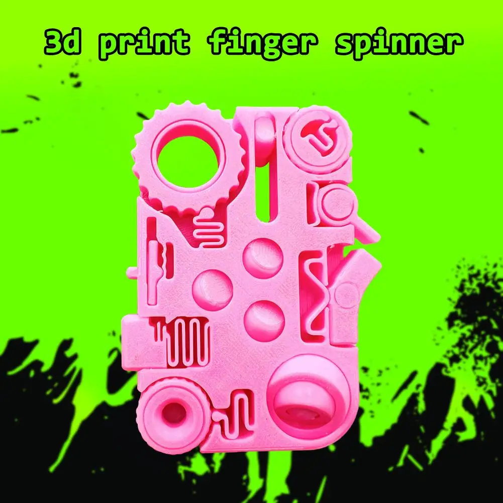 Fidget Spinner Stress Relief Toy For Kids Adult 3D Printed Large EDC Stress Relief & Focus Fidget Spinner Toy Creative Gift G8L1