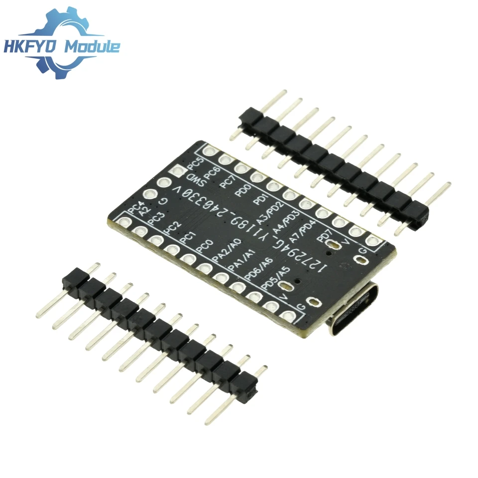 CH32V003F4P6 Core Board Development Board CH32V003 Microcontroller Module RISC-V Processor TYPE-C Interface