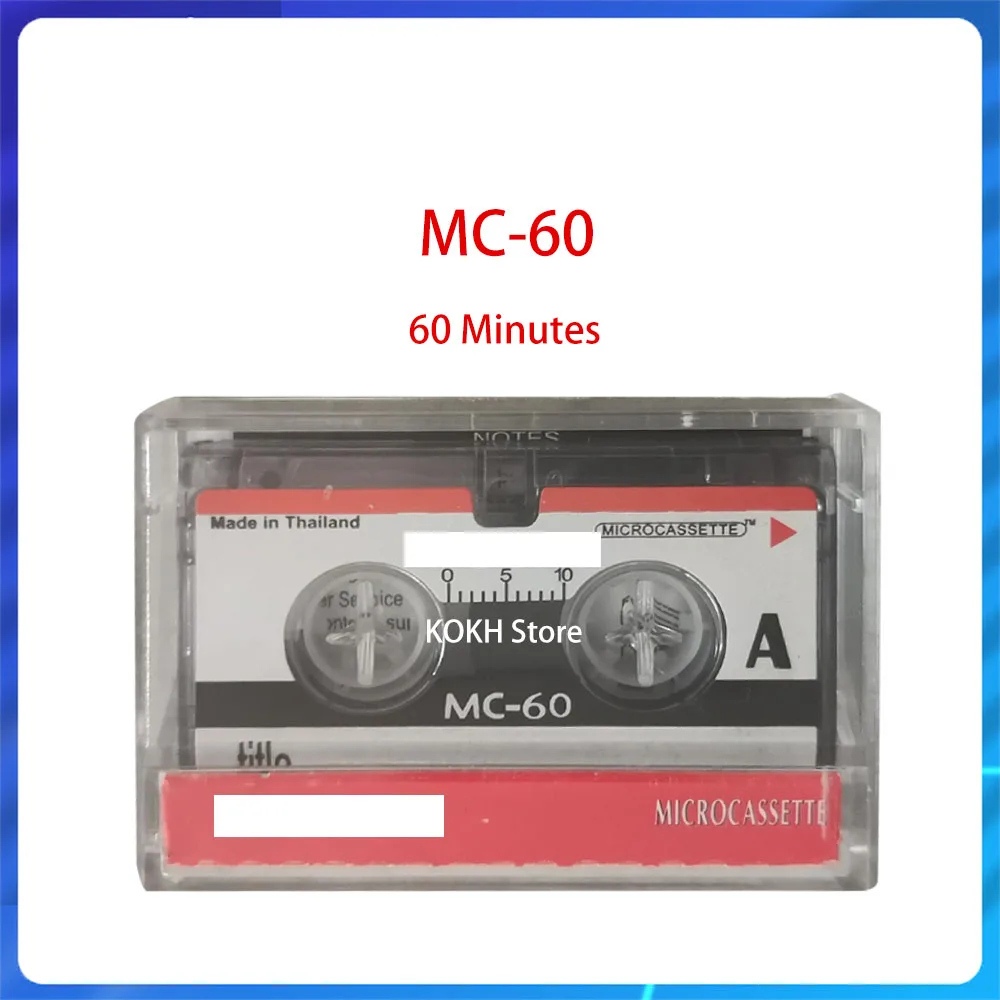 DIY Micro Interview Tape MC-60B MC Interview Tape 60 Minutes for Mini Interview Machine Recording Tape for SONY 3MC-60B