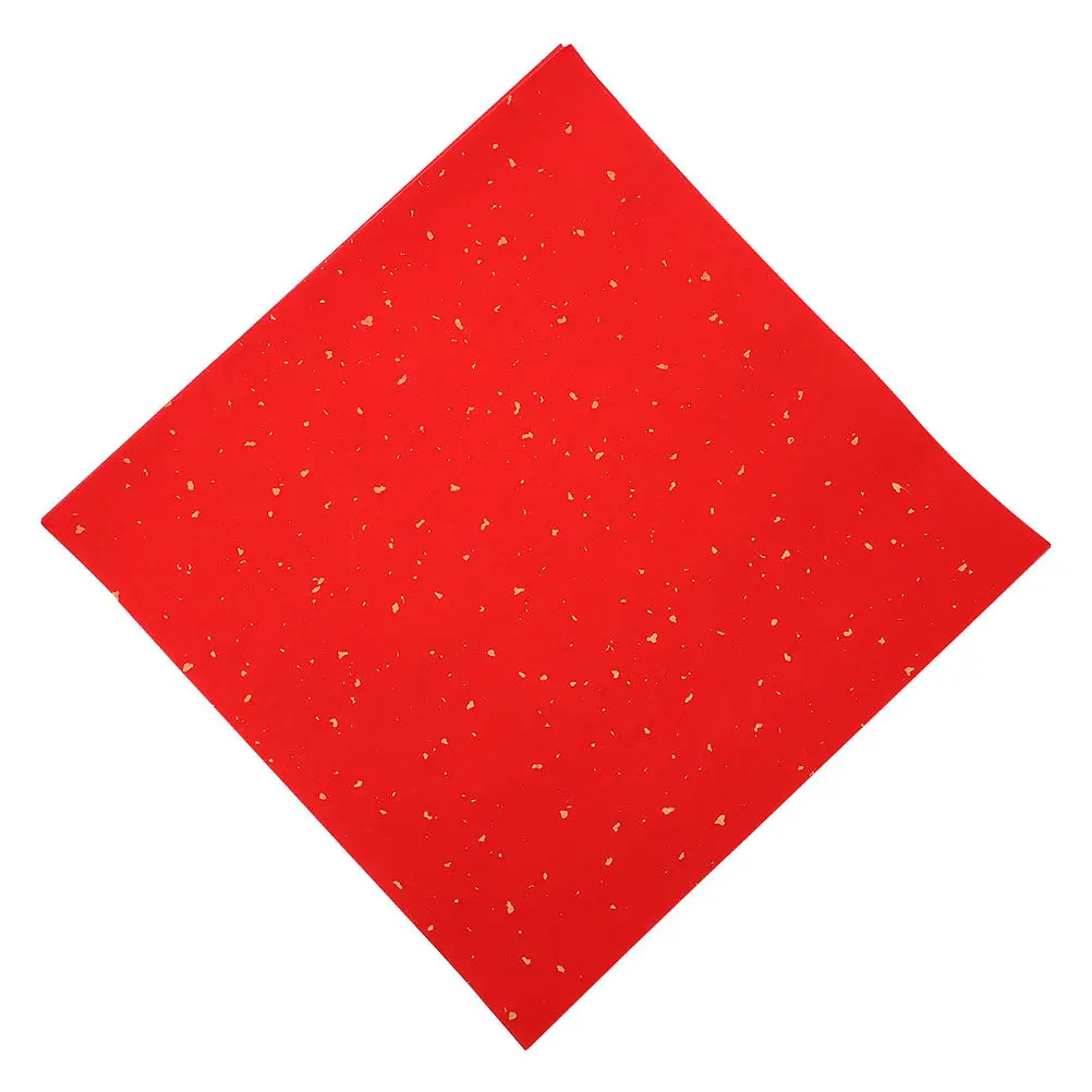 60Sheets Red Xuan Paper Blank Fu Character Paper for Chinese Spring Festival DIY Calligraphy Writing Home Office Restaurant