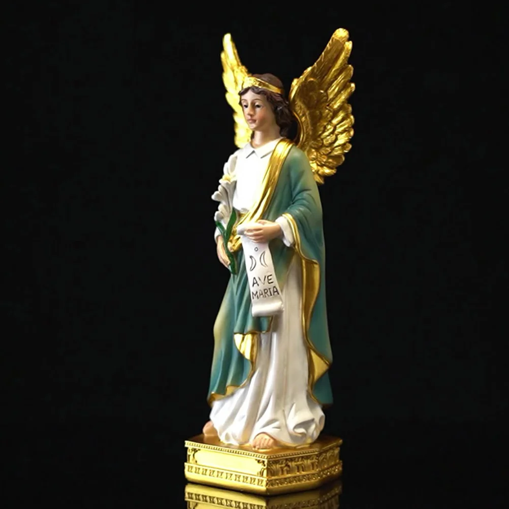 

Resin Ornament Decorative Religious Statue Christmas Gift Elegant Home Decor Statue Christmas Gift